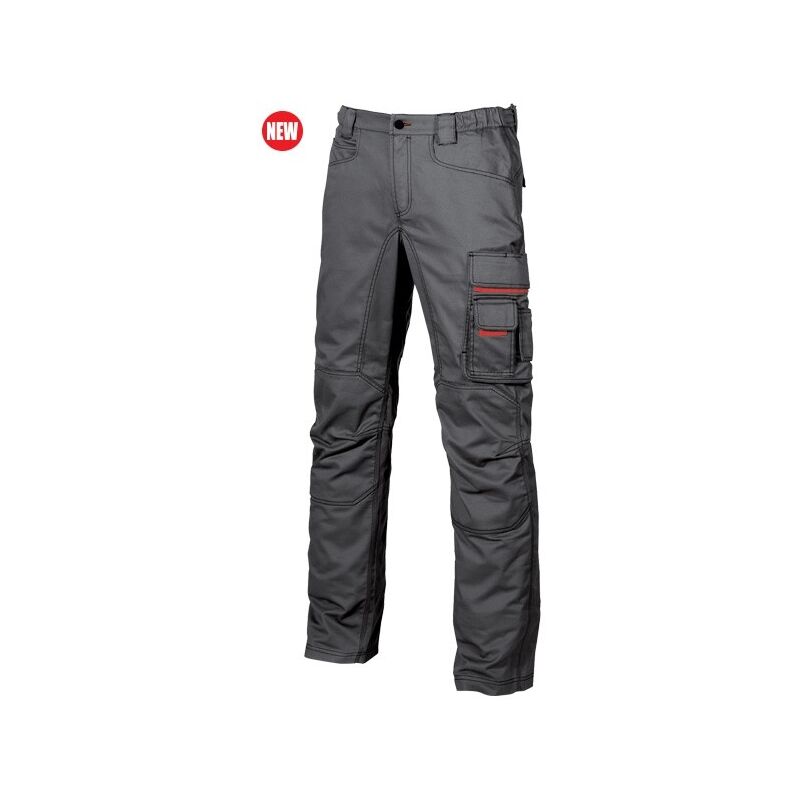 U-power - Pantaloni Da Lavoro Invernali u Power Grin, misura: 48 Grigio