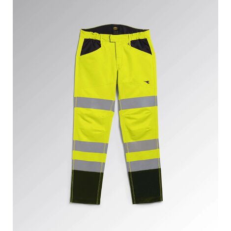 Pantalone Diadora Cargo alta visibilità - Taglia: XL, Colore: Giallo