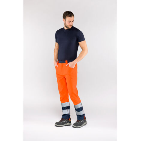 PANTALONE ECOLIGHT H.V. ARANCIO