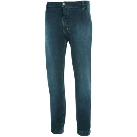 PANTALONE JEANS DIADORA DA LAVORO ELASTICIZZATO TASCA PORTAMARTELLO STONE 30004V XXXL (30007)