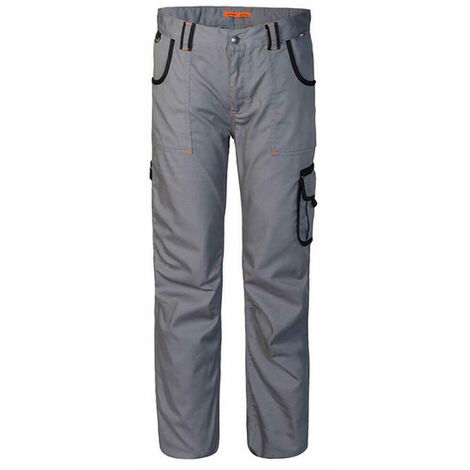 Pantalone Multitasche mod. Fangio colore Grigio e Nero Taglia XL