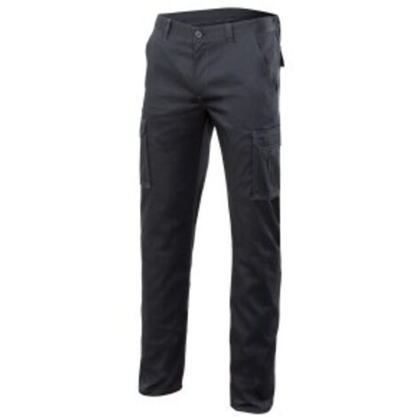 PANTALONE NERO COTONE ELASTICIZZATO / FIBRA / POLIESTERE T50