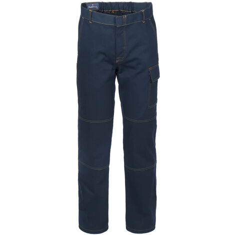 PANTALONE SERIO PLUS COLORE BLU TAGLIA XL