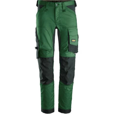 PANTALONE STRETCH ALLROUNDWORK TG. 48 VERDE