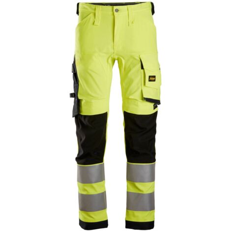 PANTALONE STRETCH CL2 HV ALTA VISIBILITÀ TG. 52 GIALLO