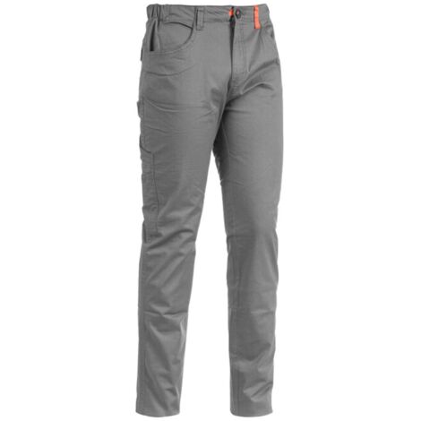 PANTALONE SUPER STRETCH GRIGIO MIS. XXL