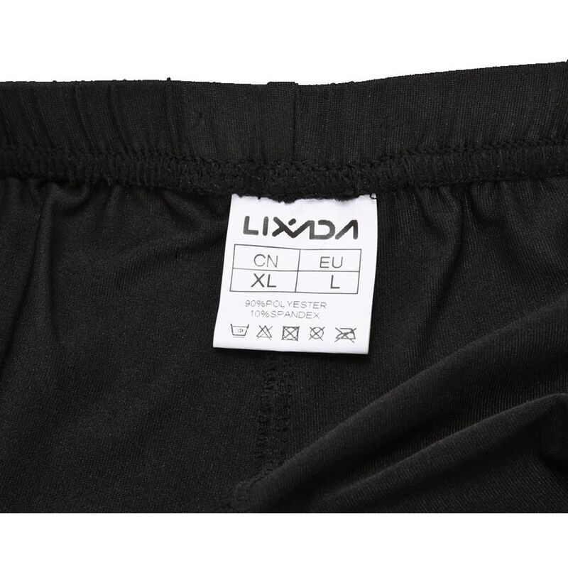 

Pantalones acolchados 3D ciclismo masculino, Negro, XL