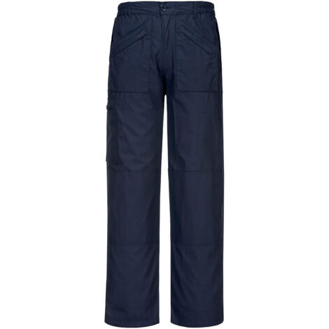 Pantalones Action clásicos - con tratamiento Texpel Azul marino M