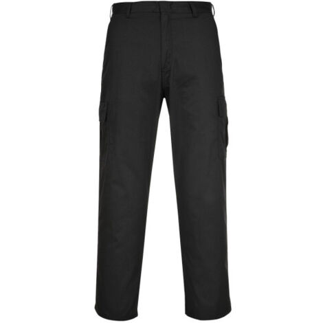 Pantalones Combat tejido Kingsmill Altos C701 30 pulgadas Negro
