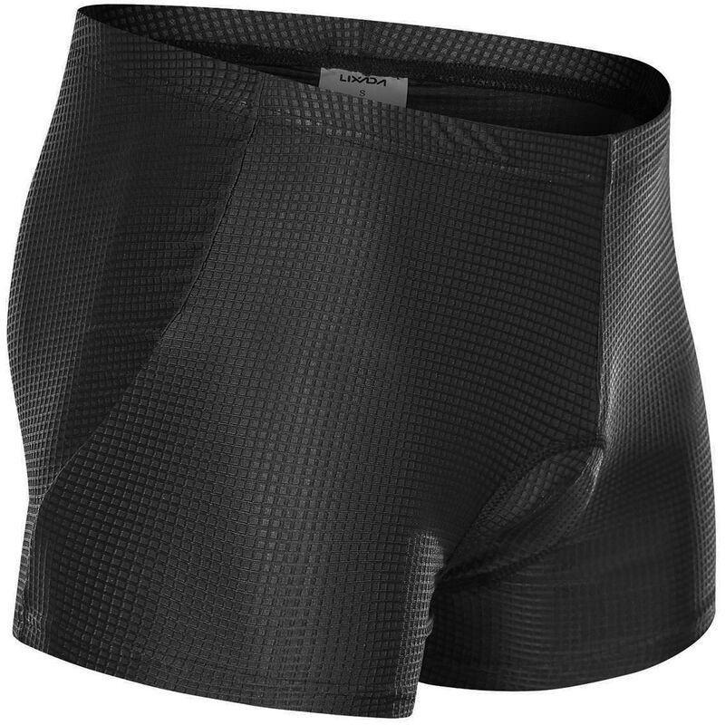 

Pantalones cortos acolchados para bicicleta Lixada para hombre, ropa interior acolchada en 3D para ciclismo, pantalones cortos acolchados para