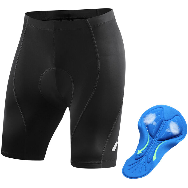 

Pantalones cortos de ciclismo acolchados de gel 3D para hombre Pantalones cortos de bicicleta MTB de secado rapido transpirables,S