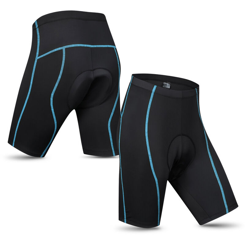 

Pantalones cortos de ciclismo para hombre, pantalones acolchados para montar en bicicleta, medias para ciclismo,Azul, M - Lixada