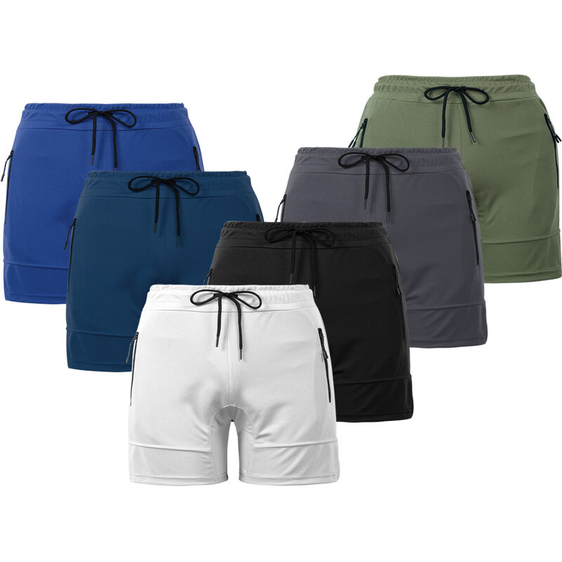 

Asupermall - Pantalones cortos de fitness para hombre Pantalones cortos de playa de gimnasio de secado rapido Pantalones cortos para correr con