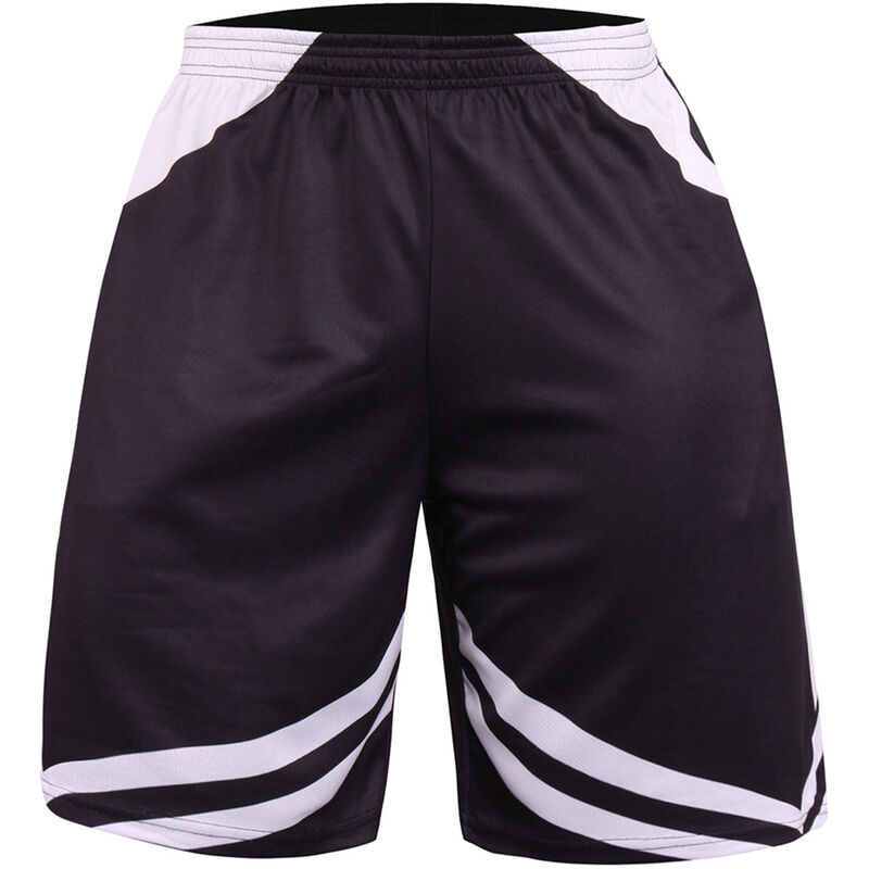 

Pantalones cortos deportivos para hombre con bolsillos, cintura elastica estampada, pantalones cortos de entrenamiento de entrenamiento de gimnasio