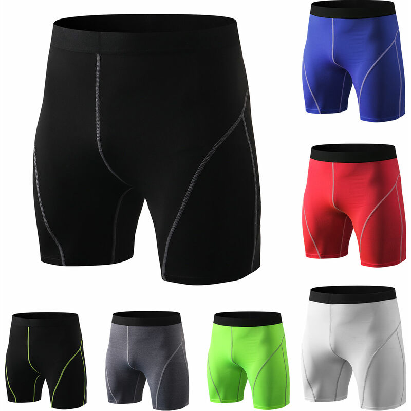 

Pantalones cortos deportivos para hombre, elasticos, de secado rapido, para atleta, gimnasio, yoga, pantalones cortos,Gris, X-Large