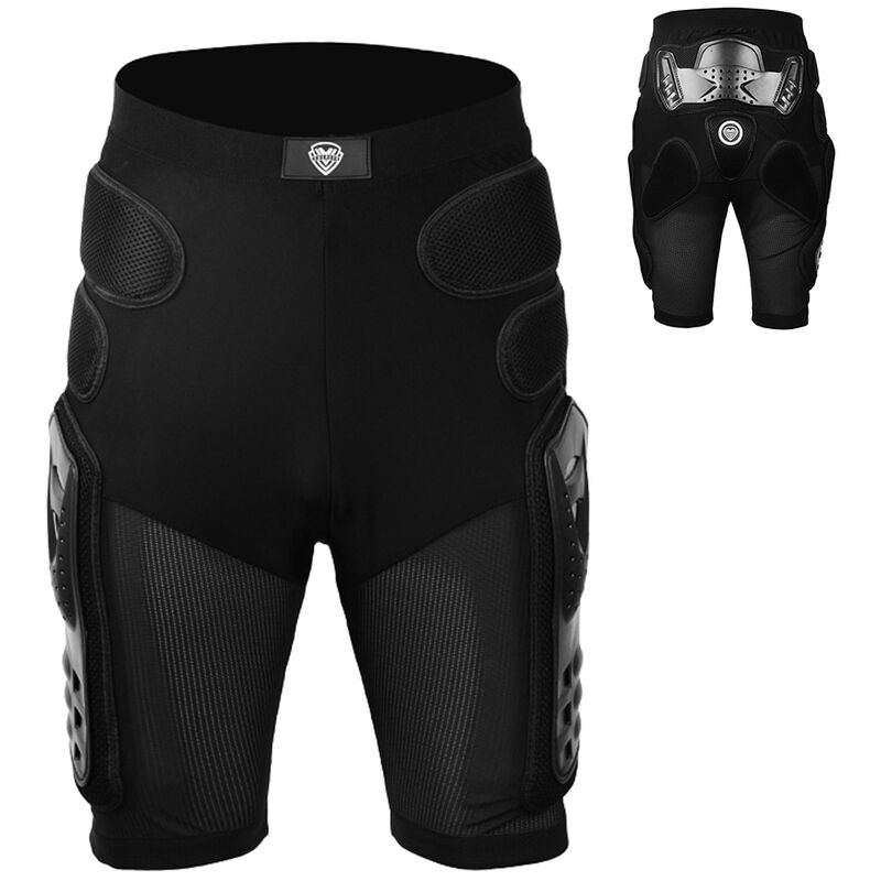 

Proteccion de la cadera Pantalones de armadura para montar Pantalones cortos de proteccion para motociclismo Bicicleta de montana Ciclismo Esqui