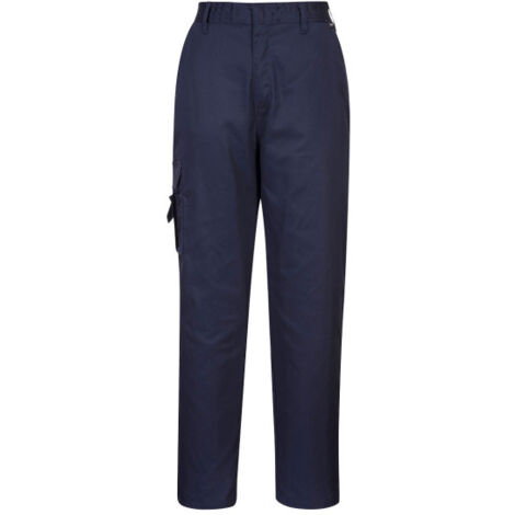 Pantalones de mujer modelo hechura Regular, cintura trasera elásticas C099 M Azul Marino