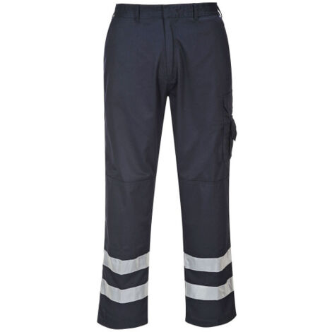 Pantalones de seguridad Combat Iona hechura Regular, color negro S917 XL Azul Marino