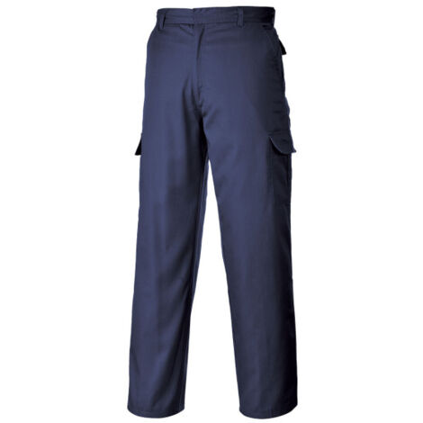 Pantalones de trabajo Combat de tejido Kingsmill Bajos C701 42 pulgadas Azul Marino