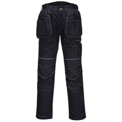 Pantalones de trabajo Holster PW3 bolsillo grande lateral Regular T602 33 pulgadas Negro