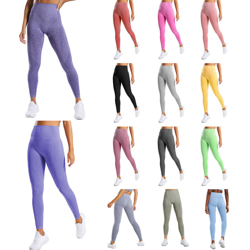 

Asupermall - Pantalones de Yoga para mujer, mallas deportivas, ajustadas, de cintura alta, sin costuras, para gimnasio, entrenamiento físico en casa,