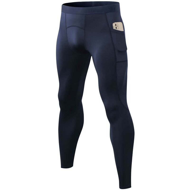 

Pantalones deportivos para hombre, bolsillos laterales con cintura elastica, mallas elasticas que absorben la humedad, mallas atleticas de