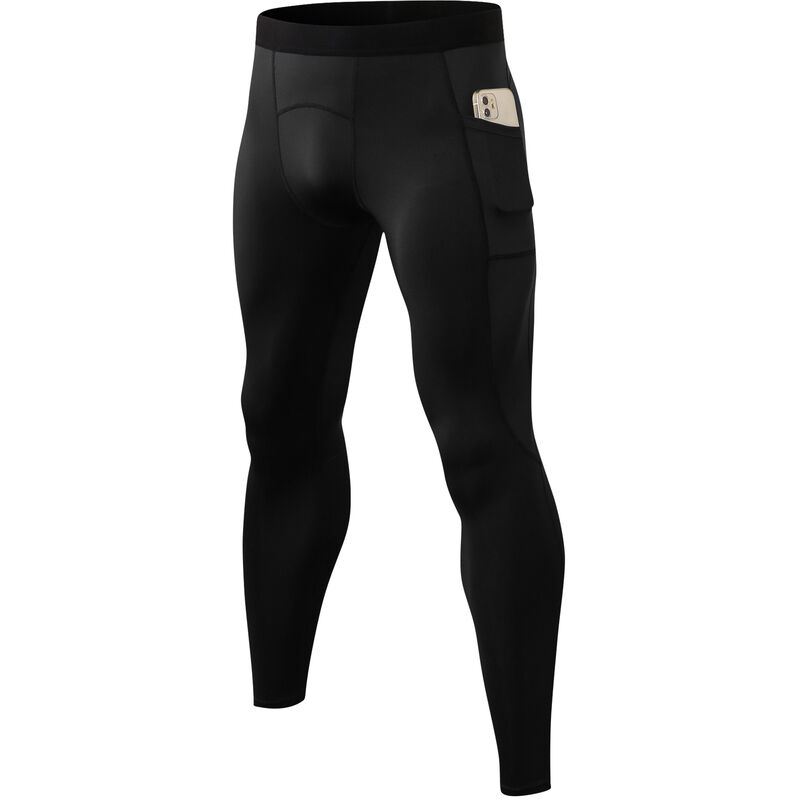 

Pantalones deportivos para hombre, bolsillos laterales con cintura elastica, mallas elasticas que absorben la humedad, mallas atleticas de