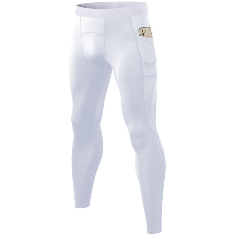 

Pantalones deportivos para hombre, bolsillos laterales con cintura elastica, mallas elasticas que absorben la humedad, mallas atleticas de