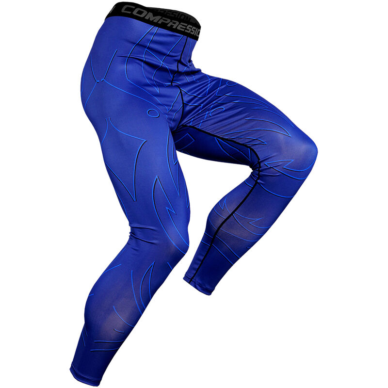 

Pantalones deportivos para hombre, estampado, ajustado, elastico, que absorbe la humedad, para correr, gimnasio, pantalones de baloncesto, ropa