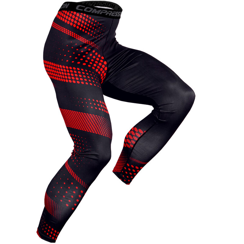 

Pantalones deportivos para hombre, estampado, ajustado, elastico, que absorbe la humedad, para correr, gimnasio, pantalones de baloncesto, ropa