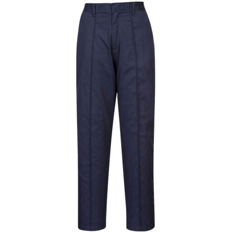 Pantalones elásticos de mujer uso laboral Regular LW97 M Azul Marino