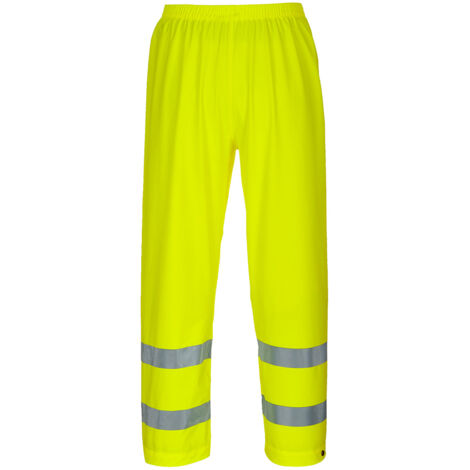 Pantalones Sealtex Ultra impermeable cintura elástica y tobillos ajustables PORTWEST S493 XXL Amarillo