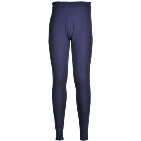 Pantalones térmicos con tobilleras y cintura elástica B121 XXXL Azul Navy