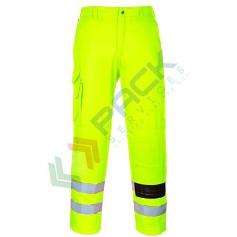 Pantaloni ad Alta Visibilità Gialli Portwest Combat Giallo 4XL