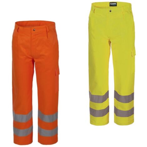 Pantaloni alta visibilità da lavoro Rossini Hi-Vis - 46 (EU) - Arancione