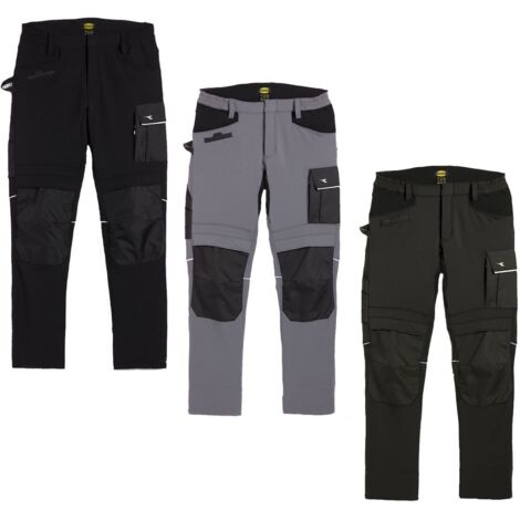 Pantaloni antinfortunistici Diadora Utility Pant Carbon - S - Antracite