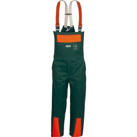 Pantaloni antitaglio KONIFERE Gr.56 verde/arancione