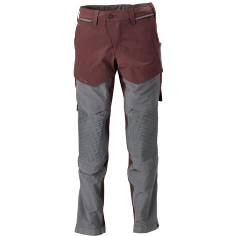 Pantaloni con tasche per ginocchiere MASCOT Ultimate - Leggeri e idrorepellenti - 22279-605-Bordeaux-56