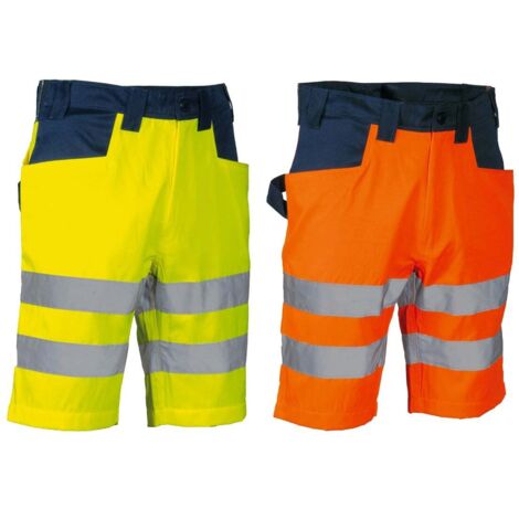 Pantaloni corti da lavoro alta visibilità Cofra Turmero - 64 (EU) - Arancione