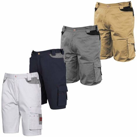 ISSALINE Pantaloni corti da lavoro Industrial Starter Bermuda Stretch - M - Grigio