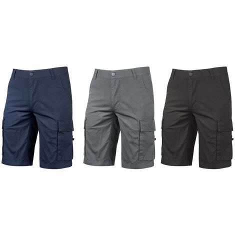 Pantaloni corti da lavoro U-Power Summer  - L - Nero