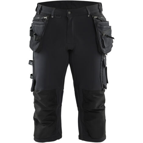 Pantaloni corti stretch 4D artisan 1797 - Nero L - FR(46) - SE(C52) - Corti