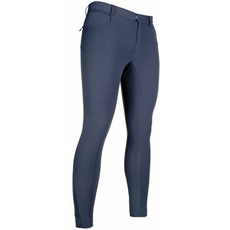 Pantaloni da equitazione uomo con grip totale modello Sportive: 44, 5700 verde oliva