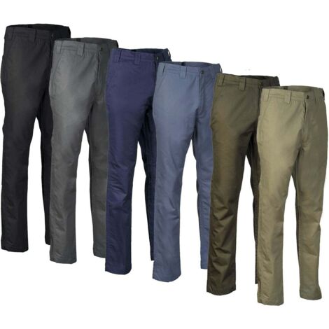 Pantaloni da lavoro 100% cotone Cofra Neapoli - 50 (EU) - Fango