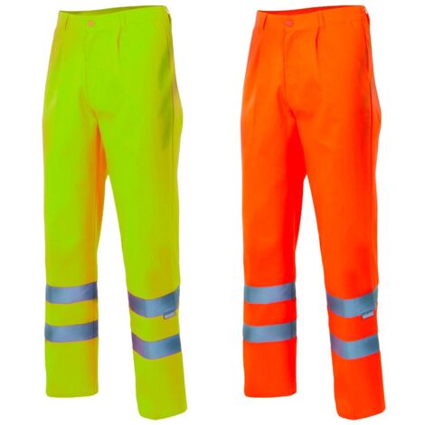 Pantaloni da lavoro ad alta visibilità Velilla 160 - XXXXXL - Giallo