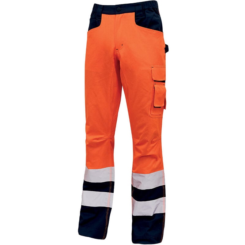 Pantalon de travail haute visibilité light - Orange Fluo xl - fr (46) - eu (52)