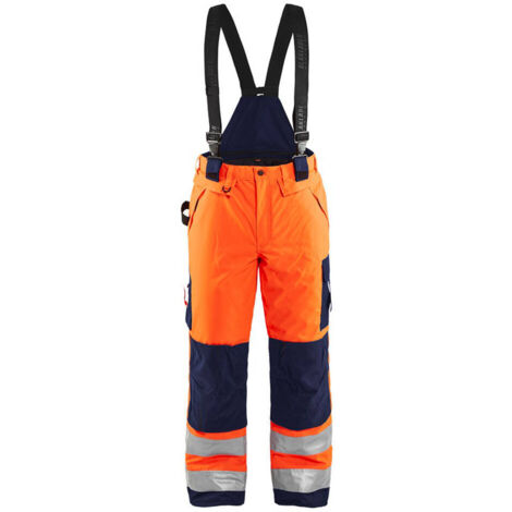 Pantaloni da lavoro alta visibilità inverno 1885 - Arancione fluorescente/Marine 3XL - FR(56) - SE(C62) - Norme