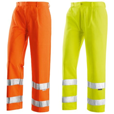 Pantaloni da lavoro alta visibilità Neri Reflex - 58 (EU) - Giallo