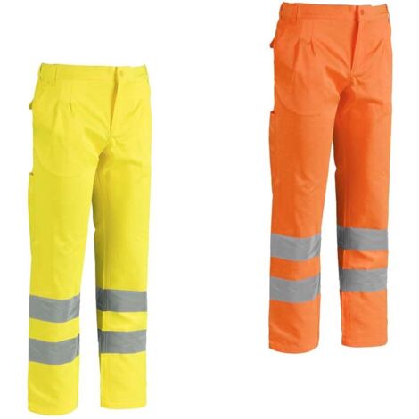 Pantaloni da lavoro alta visibilità Sottozero H.V. 1560 - M - Arancione