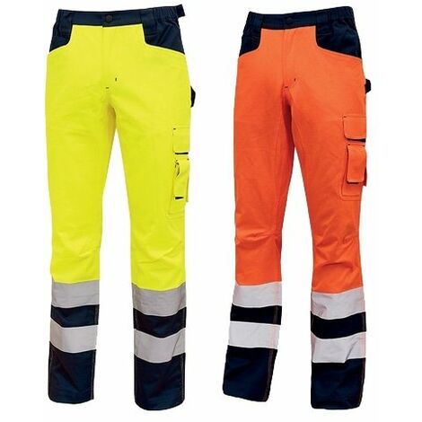 Pantaloni da lavoro Alta visibilità Upower Light-Arancione-S - Orange -
